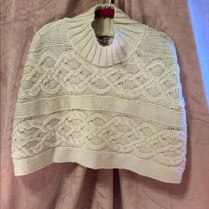 Knitted shawl / poncho